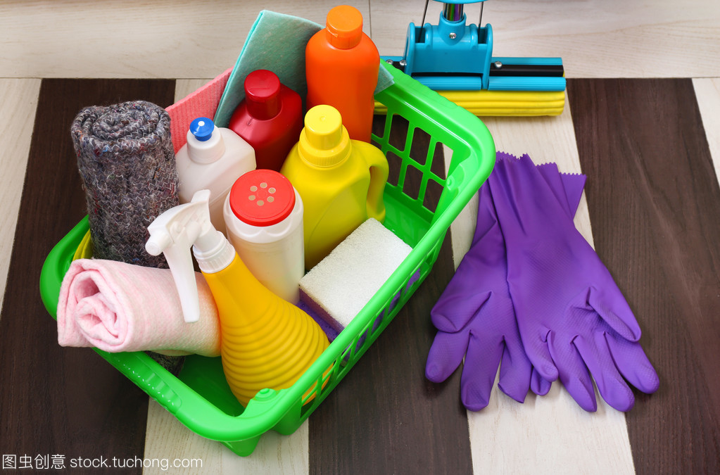 清潔產品的集合