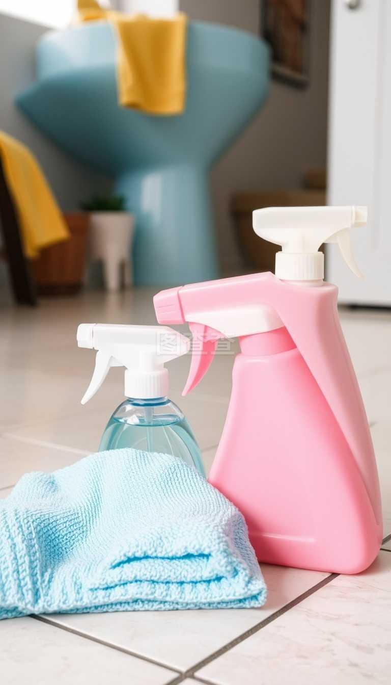 關(guān)閉粉紅色清潔產(chǎn)品