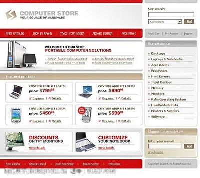 電子產(chǎn)品網(wǎng)頁模版圖片素材 網(wǎng)頁設計的核心要素與視覺構建